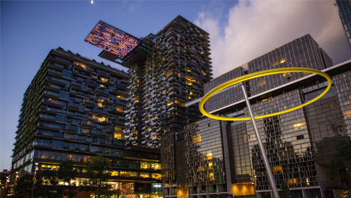 Central Park Sydney building complex and height safety infrastructure.