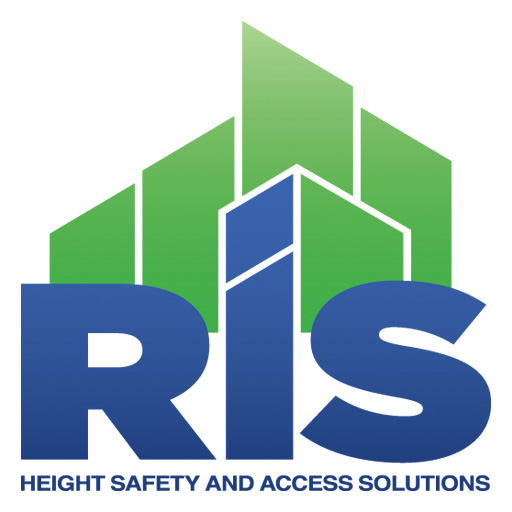 RISSafety logo depicting height safety and access solutions, compliant anchor points.