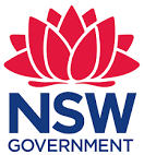 NSW Government logo supporting construction safety blitz
