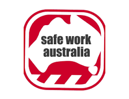 Safe Work Australia logo and guide for managing heat risks in the workplace.