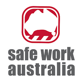Safe Work Australia logo and branding illustrating Australian work health and safety statistics.